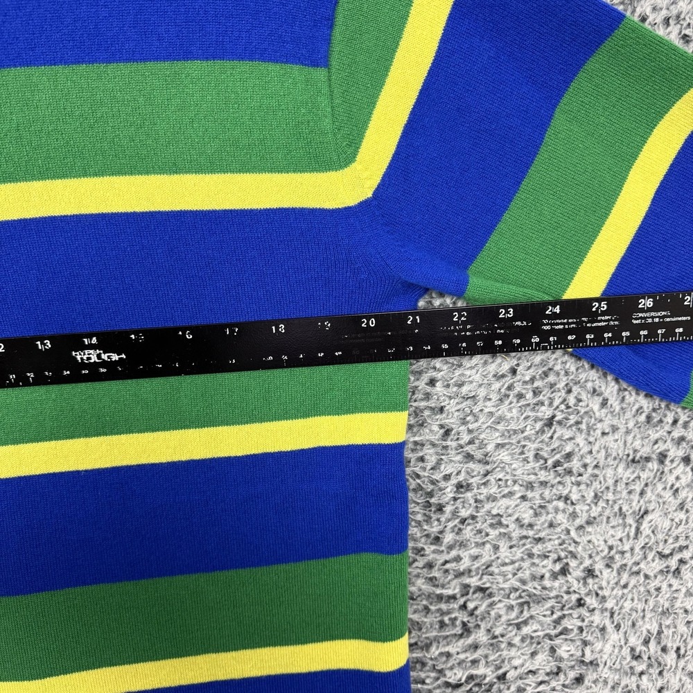 Guest In Residence Sweater Mens Small Striped Rugby 100% Cashmere Knit Pullover - Picture 11 of 15